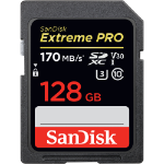Sandisk Exrteme PRO 128 GB memory card SDXC Class 10 UHS-I