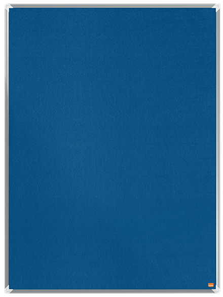 Nobo Premium Plus Felt Notice Board 1500 x 1200mm Blue 1915191