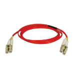 Tripp Lite N320-03M-RD fiber optic cable 118.1" (3 m) 2x LC OFNR Gray, Red