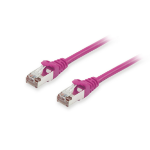 Equip Cat.6A S/FTP Patch Cable, Purple, 3.0m