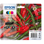 Epson 503 inktcartridge 4 stuk(s) Origineel Normaal rendement Zwart, Cyaan, Magenta, Geel