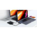 HYPER HD28C USB 3.2 Gen 1 (3.1 Gen 1) Type-C Grijs