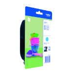 Brother LC-221CBP Ink cartridge cyan Blister, 260 pages ISO/IEC 24711 for Brother DCP-J 562