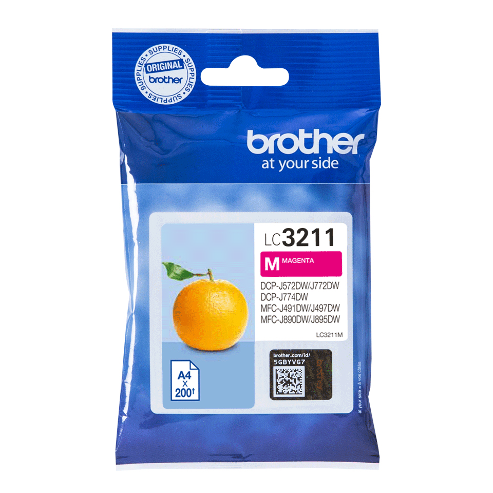 Brother LC-3211M Ink cartridge magenta. 200 pages ISO/IEC 19752 for Br