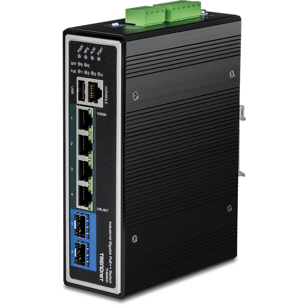 Image of Trendnet TI-BG62I network switch Managed L2+ Gigabit Ethernet...