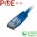 Cablenet 2m Cat6 RJ45 Blue U/UTP PVC 24AWG Flush Moulded Booted Patch Lead (PK 100)