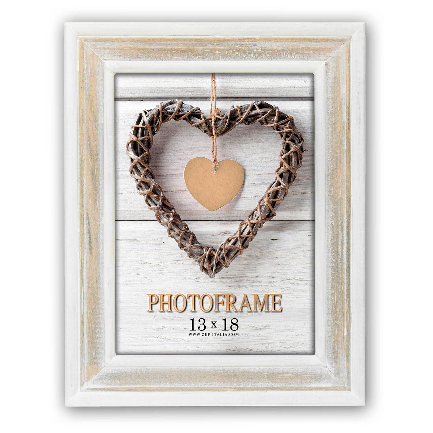 Image of ZEP Zacapa - Wood - Natural - White - Single picture frame - Table...