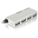 DeLOCK USB 2.0 external 4-port HUB 480 Mbit/s Weiß