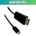FDL 5M USB TYPE C TO DISPLAYPORT CABLE (M-M) - ACTIVE