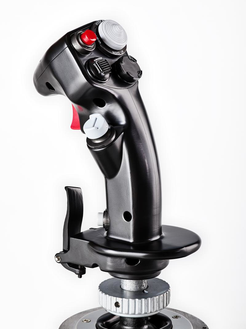 Image of Thrustmaster 2960848 Gaming Controller Black, Red, White Flight...