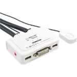 InLine KVM Switch 2 Port DVI-D USB with Audio
