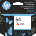 HP 64 Tri-color Original Ink Cartridge