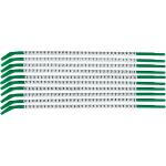 Brady SCNC-09-0-9 cable marker Black, White Nylon 300 pc(s)