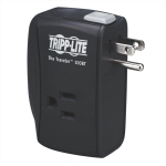 Tripp Lite TRAVELER100BT surge protector Black 2 AC outlet(s) 120 V