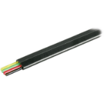 Deltaco MD-14S telephone cable 100 m Black
