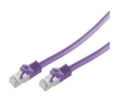 EU Product - RJ45 Patchkabel S/FTP, Cat7 LSZH 1,0m violett thumbnail