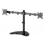 Gembird MS-D2ST-02 monitor mount / stand 81.3 cm (32") Desk Black
