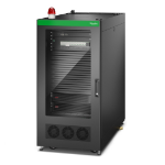 APC EMDC24U3KP2 rack 24U Vrijstaande rek Zwart