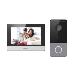 Hikvision DS-KIS603-P(C) video intercom system 2 MP 17.8 cm (7") Black, Grey, Silver