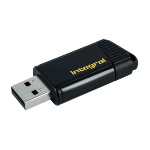 Integral 64GB USB2.0 DRIVE PULSE YELLOW USB flash drive USB Type-A 2.0