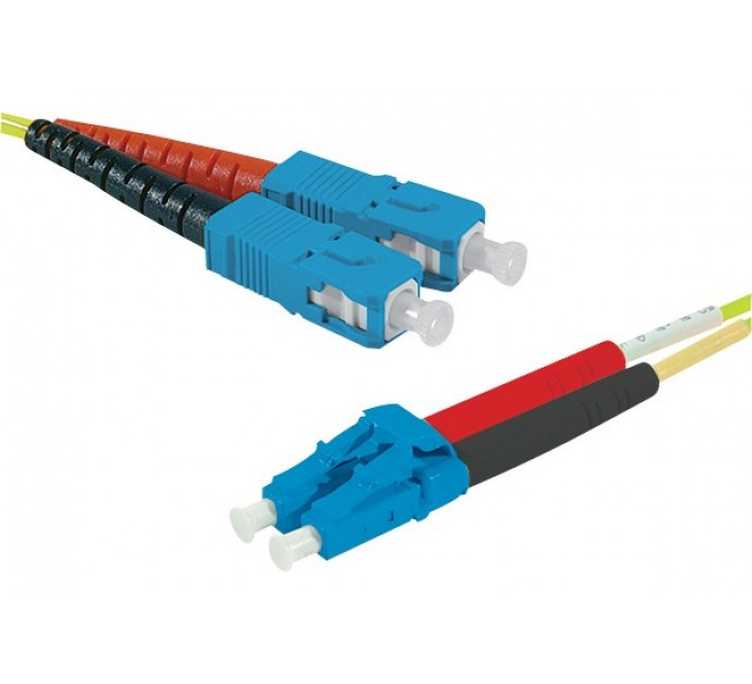Photos - Cable (video, audio, USB) Hypertec 392341-HY InfiniBand/fibre optic cable 2 m SC LC OS2 Yellow 