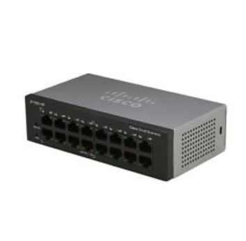 Cisco Small Business SG110-16 Unmanaged L2 Gigabit Ethernet (10/100/1000) 1U Black