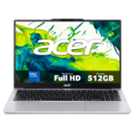 Acer Aspire Lite 15 (AL15‑53P) laptop – Intel Core 5 120U, 15.6" Full HD, 8GB DDR4, 512GB SSD, Silver