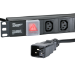 Cablenet 8 Way IEC - C13 Horizontal 1u PDU with IEC - C20 3m Feed