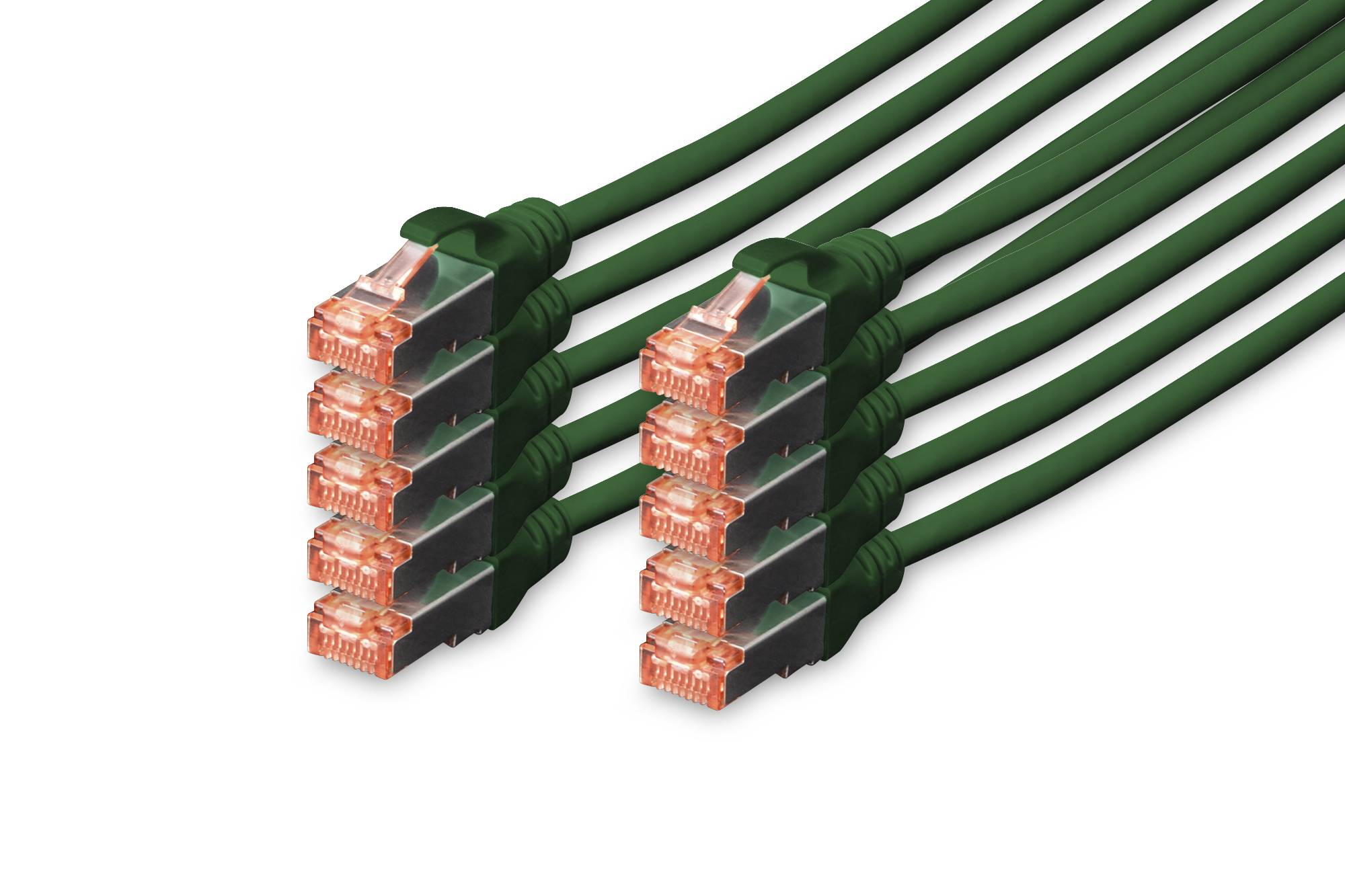 Image of Digitus CAT 6 S/FTP patch cord, 10 units