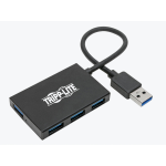 Tripp Lite U360-004-4A-AL 4-Port USB 3.0 SuperSpeed Slim Hub, 5 Gbps - 4 xUSB-A , Portable, Aluminum