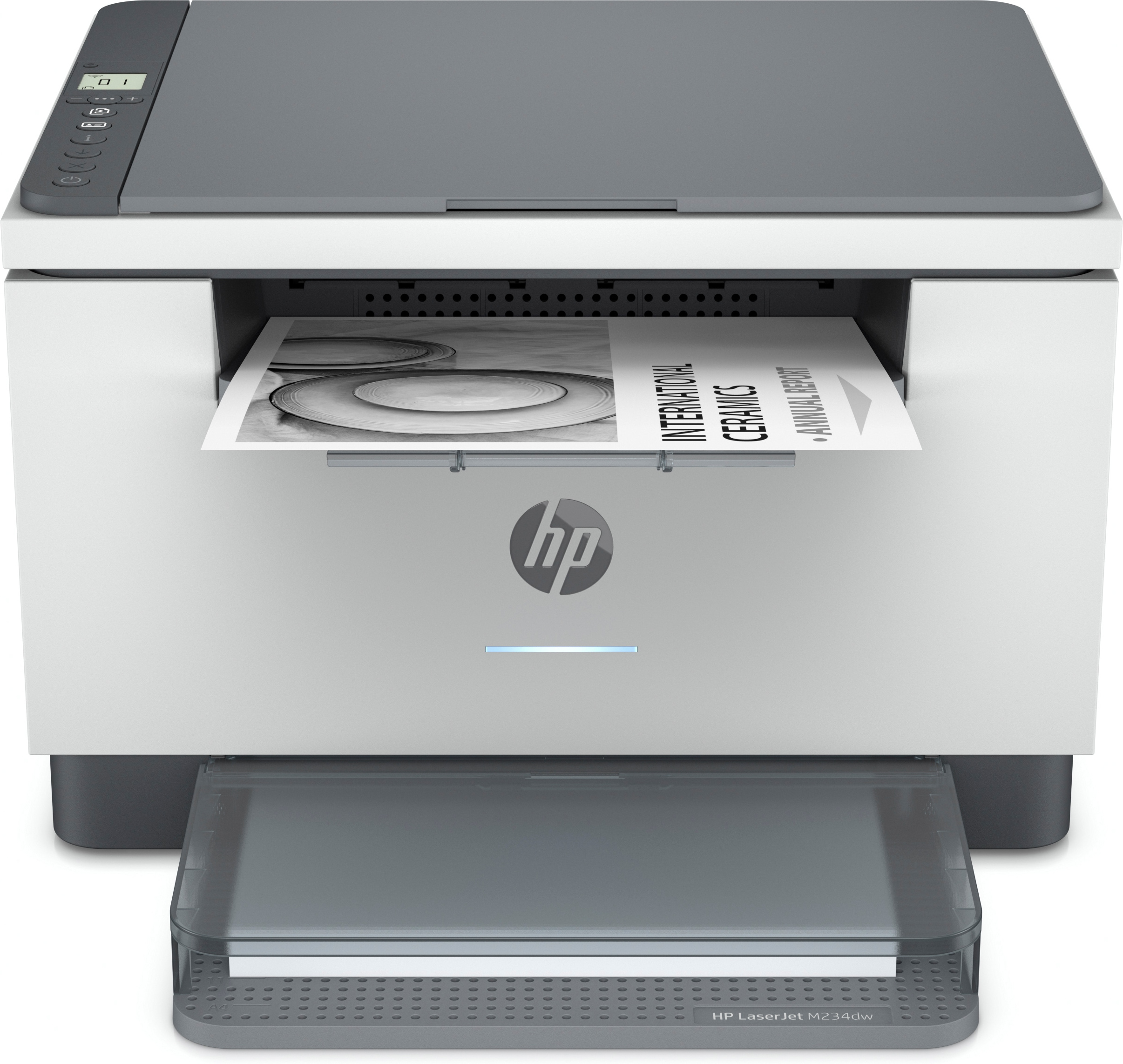 Image of HP LaserJet MFP M234dw Printer, Black and white, Printer for Small...
