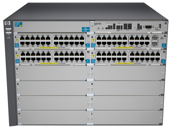 HP ProCurve 5412-92G-PoE+-2XG v2 zl Managed L3 Gigabit Ethernet (10/100/1000) Power over Ethernet (PoE) 7U Grey