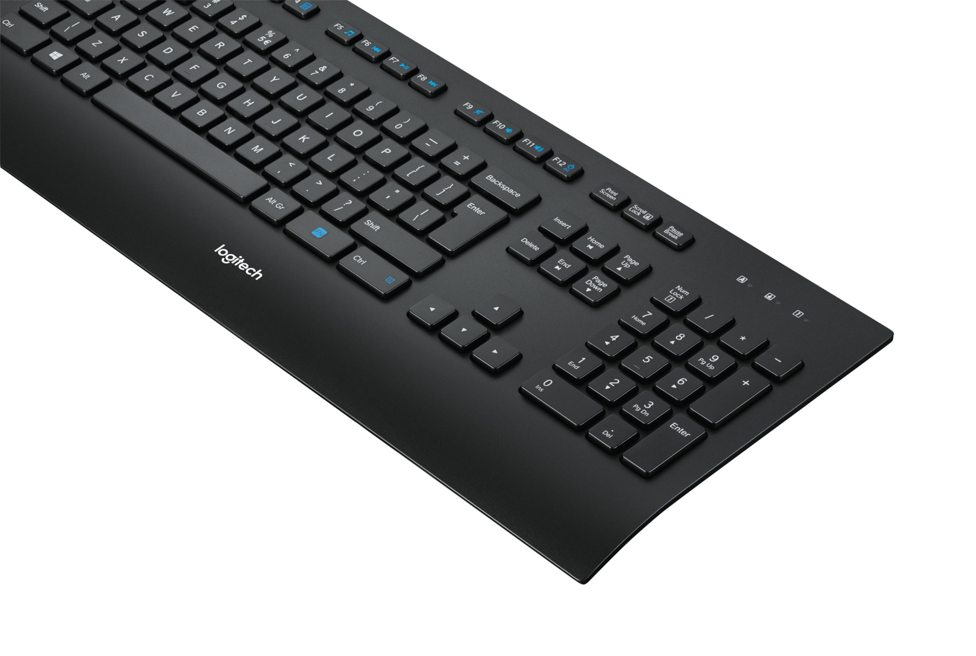 Logitech K280e keyboard USB QWERTY US International Black