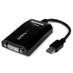 StarTech.com USB32DVIPRO USB graphics adapter 2048 x 1152 pixels Black