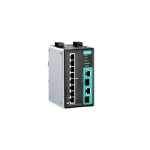 Moxa EDS-P510A-8POE-2GTXSFP network switch Managed Fast Ethernet (10/100) Power over Ethernet (PoE) 4U Black, Grey