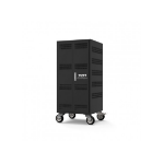 Port Designs 901974 portable device management cart/cabinet Portable device management cabinet Black