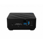 MSI Cubi N JSL-043EU N4500 mini PC Intel® Celeron® N 4 GB DDR4-SDRAM 128 GB SSD Windows 11 Pro Black