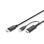 Digitus 4K HDMI adapter cable - HDMI to DisplayPort