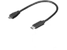 Microconnect Micro USB B/USB C, 0.2 m USB cable USB 2.0 Micro-USB B Black