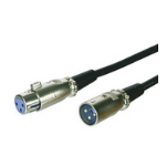 Microconnect XLRMF2 audio cable 2 m XLR (3-pin) Black