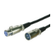 Microconnect XLRMF2 audio cable 2 m XLR (3-pin) Black