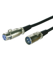 Microconnect XLRMF2 audio cable 2 m Black