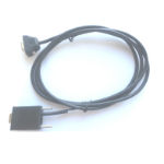 Zebra CBL-58918-02 serial cable Black 0.7 m RS232 DB9