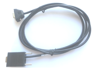 Image of Zebra CBL-58918-02 serial cable Black 0.7 m RS232 DB9