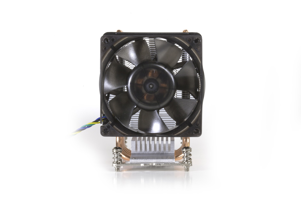 Image of Dynatron A19 Processor Air cooler 8 cm Aluminium, Black, Copper 1...