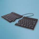 R-Go Tools Ergonomic keyboard R-Go Split Break with break software, ergonomic split keyboard, QWERTY (PT), Bluetooth, black