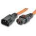 Microconnect PC940 power cable Orange 2 m C13 coupler C14 coupler