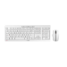 CHERRY Stream Desktop Recharge keyboard Mouse included Universal RF Wireless QWERTY English Gray