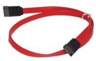 Image of Microconnect SATA/SATA 0.5m SATA cable SATA 7-pin Red