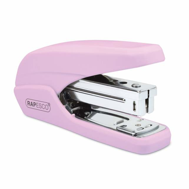 Image of Rapesco X5-25ps Flat clinch Pink